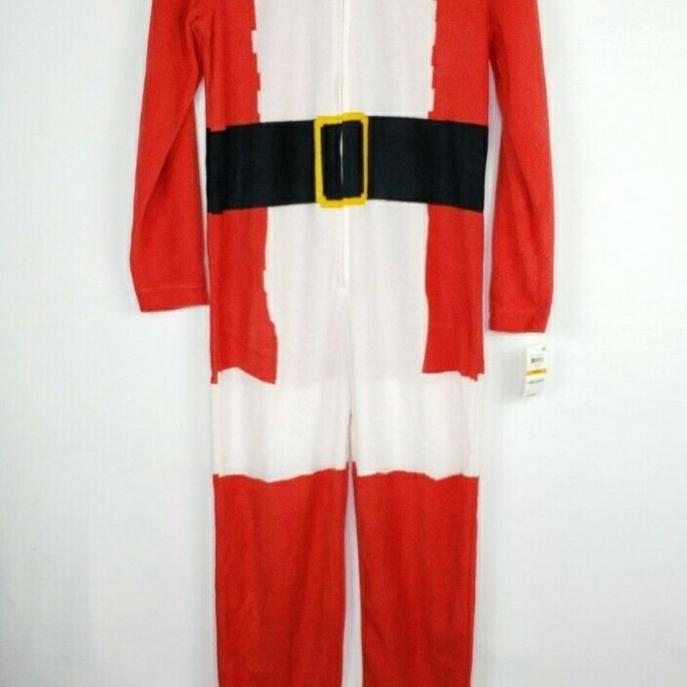 Santa One Piece Jumpsuit Size Small American Rag Men's Holiday Christmas